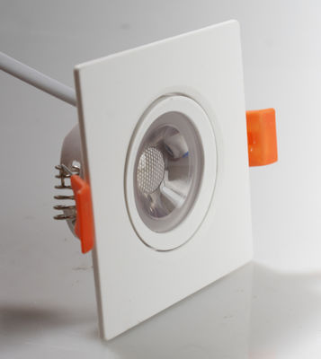 3ワット / 5ワット / 7ワット エコプラスチックのLEDスムッドダウンライト 97Ra 550lm
